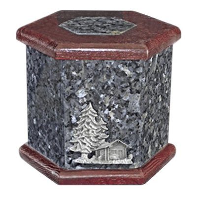 Antonio Blue Pearl Cremation Urn